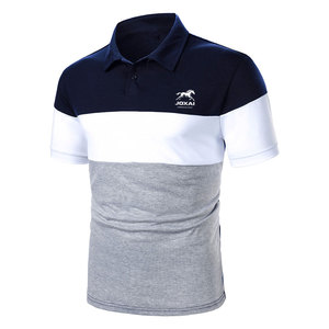 Chemises polo pour hommes, couleur et logo personnalisés, pour l'été, légères, pour adultes. - Product Image 3
