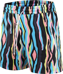 Best Selling Men Printed Mesh <b>Shorts</b> Gym Workout <b>Shorts</b> Lightweight <b>Polyester</b> <b>Shorts</b> For Mens OEM ODM Custom Logo Bulk Supplier - Product Image 4