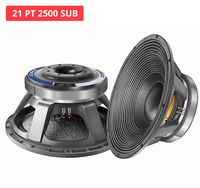Subwoofer Profesional Portátil Sweton 21 PT 2500 SUB de 21 Pulgadas y 5000W con XLR, Bobina de Voz de 6 Pulgadas, Bajos Profundos, Ecológico y Duradero