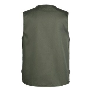 Gilet cargo personnalisé de haute qualité pour l'extérieur, imperméable, coupe-vent, léger, respirant, antibactérien - Product Image 2