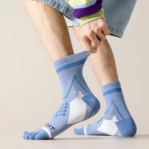 Non-Slip Five Finger Sports <b>Socks</b> Men's Professional Athletic Toe <b>Socks</b> <b>Breathable</b> Compression Grip <b>Socks</b> for Running 2026 - Product Image 5