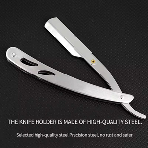 Disposable Single Blade Safety Razor Stainless Steel Blade Plastic Handle Manual Shaving <b>Men</b> Barber Shop Use 12 cm Length - Product Image 1