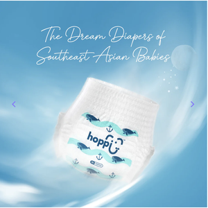 hoppi AirDream Couches-culottes pour bébé Taille Moyenne (M) - 44's - Product Image 2