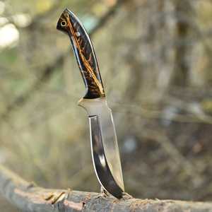 Couteaux tactiques de survie pour la chasse et le camping, qualité supérieure, directement de l'usine UA Supplies, acier au carbone ultra-affûté, pointe clip, Pine Cone - Product Image 4