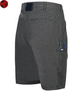 Pantalones Cortos Deportivos Ligeros Tejidos con Etiqueta OEM Personalizada, Pantalones Cortos de Golf para Hombre con Elasticidad en 4 Direcciones - Product Image 3