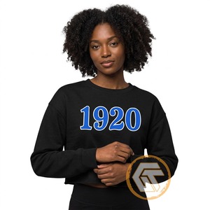 เสื้อสเวตเชิ้ตผู้หญิงปักลาย Zeta Phi Beta แบบสั่งทำขายส่งสำหรับฤดูหนาว ผ้าฝ้ายฟลีซ ระบายอากาศได้ดี น้ำหนัก 500 กรัม - Product Image 3