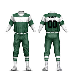 Kit d'uniforme de baseball personnalisé, dernière tendance, haute demande, haute qualité, 100% polyester, léger, respirant, séchage rapide, col en V - Product Image 4