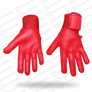 Gants de frappeur de baseball/softball personnalisés en Spandex/Polyester, couleur au choix, manchette longue, ambidextres, fermeture Velcro, respirants et durables - Product Image 3
