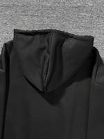 Ensemble de survêtement personnalisé pour hommes, coupe classique, avec logo imprimé, en molleton épais, style urbain, comprenant un sweat à capuche et un pantalon de survêtement