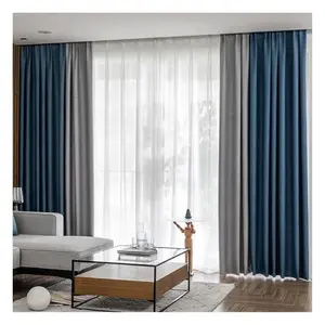 2023 New Simple Soundproof Curtains Professional Noise Insulation Thickening Blackout Dust Trapping Best Selling Bedroom Blinds