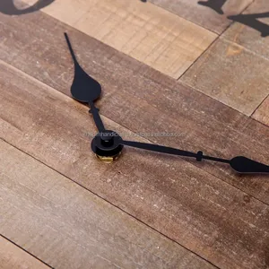 Horloge murale indienne intelligente en bois Mouvement numérique de style américain avec batterie rechargeable pour salon, cuisine et bureau - Product Image 3