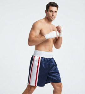 Unisex Boxing <b>Shorts</b> <b>3</b> Inseam <b>4</b> Elastic Quick Dry Shrink-Proof Front Logo Martial Arts MMA Grappling Rushguard Wrestling Wear - Product Image 2