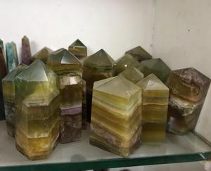 Natural Fluorite Gemstone Tower Fluorite Points <b>Crystal</b> Tower <b>Wand</b> Healing <b>Crystal</b> Reiki Chakra Stone Home Decor Bulk Wholesale - Product Image 5
