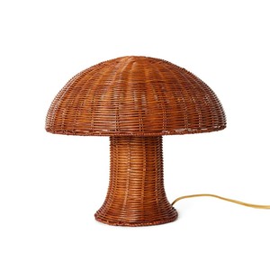 Lampes de table pour la décoration de la maison, petite lampe de bureau en rotin brun, lampe de chevet de haute qualité - Product Image 3
