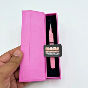 แหนบต่อขนตาปรับแต่งโลโก้ได้ตามต้องการกล่องกระดาษแข็งฉลากแบบมืออาชีพ - Product Image 1