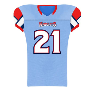 Ensemble Maillot et Short de Football Américain Personnalisé en Gros pour Jeunes, Haute Qualité, en Twill, avec Techniques d'Impression à Manches Courtes - Product Image 6