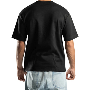 เสื้อยืดทรงบ็อกซี่ผู้ชายแบบสั่งทำพร้อมโลโก้ตามต้องการ สินค้ามาใหม่ มีไซส์ให้เลือกตามสั่ง เสื้อยืดทรงบ็อกซี่ถักสำหรับผู้ชาย ขายดี - Product Image 2