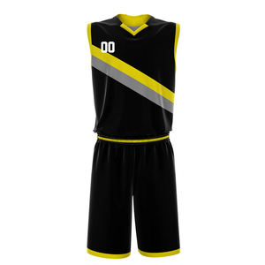 Ensemble d'uniformes de basketball professionnels personnalisés, maillot et short d'équipe, vêtements de sport, vente en gros, fabricant de vêtements de sport OEM - Product Image 3