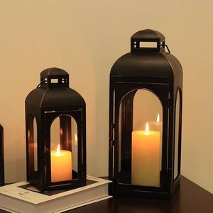 Classic Silver Candle <b>Lantern</b> <b>Set</b> of 3 Ideal for Indoor Home Villa Tabletop and bar Living Room Decoration - Product Image 3