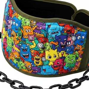 Ceinture de soutien lombaire pour haltérophilie, ceinture de dips en néoprène avec chaîne pour entraînement de gym, ceintures de dips Anime pour soulevé de terre - Product Image 4