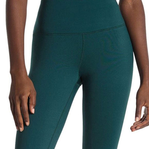 Leggings de yoga décontractés pour femmes, pantalons à cordon de serrage, vêtements de sport respirants à séchage rapide, taille haute, sans couture, en Spandex/Nylon, logo personnalisé - Product Image 6