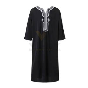 Thobe Musulmán para Hombre de Alta Calidad, el Mejor Diseño, Talla Grande, Precio Económico, Thobe Musulmán para Hombre en Oferta - Product Image 3