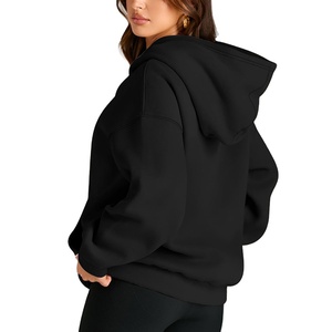 Ropa de Mujer, Sudaderas de Talla Grande, Ropa Urbana, Servicio OEM, Diseño Personalizado, Sudadera con Cierre, Nuevo Estilo de Moda, Sudadera de Felpa para Mujer - Product Image 3
