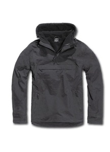 <b>Men's</b> Hooded Quarter-Zip Waterproof Windproof <b>Canvas</b> <b>Jacket</b> Solid Color Polyester Outdoor Casual Autumn Wear Regular Fit Zippers - Product Image 3