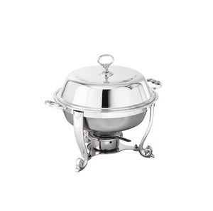 Stainless Steel Chafing <b>Dish</b> with Lid Classic Buffet Food Warmer Elegant Catering <b>Serving</b> <b>Set</b> - Product Image 1