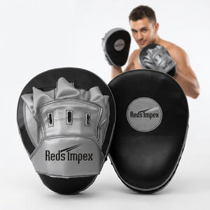 Mitaines de boxe professionnelles en cuir véritable avec rembourrage incurvé haute densité pour l'entraînement et la pratique du coup de poing - Product Image 4