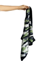 Nuevo Diseño de Bufanda/Snood Geométrica Suave Unisex para Hombre y Mujer, Chal Elegante con Estampado Invernal, Logotipo Sostenible, Ligero