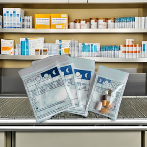Pharmacy Medicine Dispensing LDPE <b>Medical</b> Zipper <b>Bag</b> with Custom Print for Secure Packaging in Hospital Clinic Use - Product Image 1