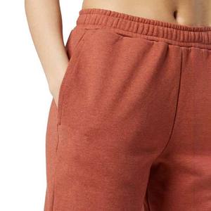 Pantalones deportivos de forro polar de color liso para mujer, cintura elástica, corte holgado, estilo informal, para otoño - Product Image 6