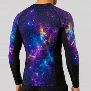 Camiseta Deportiva Transpirable de Compresión para Hombre, Manga Larga, Secado Rápido, para Gimnasio, Correr, Natación y Surf - Product Image 5