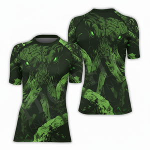 เสื้อรัดรูปสั่งตัดคุณภาพสูงสำหรับขายส่ง แขนสั้น เหมาะสำหรับ MMA BJJ ตกปลา ฟิตเนส - Product Image 4