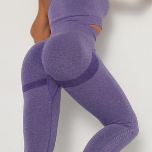 Leggings de yoga personnalisés, solides, respirants, à séchage rapide, taille haute, pour femmes et hommes - Compression écologique, sans couture, grandes tailles - Product Image 3