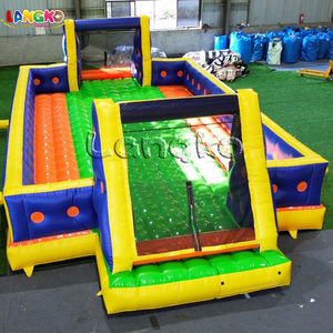 Arena de campo de fútbol con jabón de agua emocionante | Campo de fútbol inflable con tobogán N para exteriores - Product Image 4