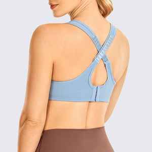 ACTIVE ENTERPRISES - Sujetador Deportivo de Yoga para Mujer, Diseño Personalizado, Alta Sujeción, Transpirable, Ecológico, Spandex/Nylon, Diseño Sólido, con Relleno Extraíble - Product Image 5