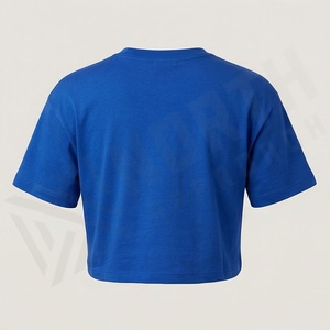 เสื้อยืดครอปท็อปผู้หญิง แขนสั้น ลายมัดย้อม สำหรับใส่กลางแจ้ง คอกลม พรีเมียม แอคทีฟแวร์ ลำลอง แฟชั่นอินเทรนด์ - Product Image 2