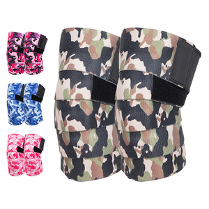 High Quality Neoprene Knee <b>Wrap</b> for Weightlifting Power lifting Training Customized Color Logo & Size - Product Image 1