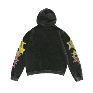 Sudadera con Capucha Y2K, Estilo Urbano, Estampado Gráfico de Esqueleto, Talla Grande, Invierno, Algodón Grueso, Logotipo Personalizado, Proveedor OEM, Unisex - Product Image 2