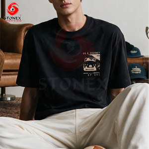เสื้อยืดคอตตอนสีเขียวมิ้นท์ทรงโอเวอร์ไซส์สำหรับผู้ชาย พิมพ์ลายโลโก้ด้านหน้า คุณภาพสูง - Product Image 1
