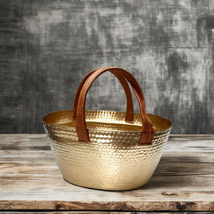 Stainless Steel Champagne <b>Ice</b> Bucket Metal Wine <b>Cooler</b> Double Wall Beverage Chiller Bar Party <b>Ice</b> Bucket with Handles - Product Image 4