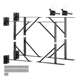 Kit Ferramenta Anti-Cedimento per Telaio Cancello, 2 Set Staffe Angolari per Cancello, Viti per Chiusura e Accessori per Capanno - Product Image 1