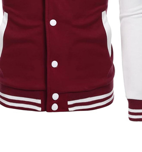 Chaqueta de Béisbol Clásica, Forro Polar de Algodón Premium, Diseño Personalizado de Moda Urbana, Fabricante de Ropa al por Mayor OEM ODM - Product Image 3