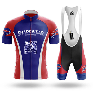 Veste de cyclisme en jersey à col montant et fermeture éclair, manches courtes et longues, et short de cyclisme à bretelles – Ensembles de cyclisme 2 pièces très demandés - Product Image 6