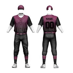 Ensemble personnalisé haute performance exclusif, tissu respirant avancé, coupe ergonomique, design athlétique, uniforme de baseball - Product Image 3