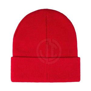 Pakistan Manufacture Latest Style 100% Wool Beanie Hats Solid Plain Color Common Custom Logo Adult Beanie Hats - Product Image 2