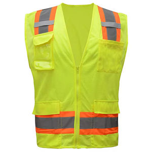 Chaleco Reflectante de Seguridad Vial Personalizado al por Mayor, Chaleco de Trabajo Reflectante Unisex para Construcción, Fabricación de Chalecos para Exteriores - Product Image 6