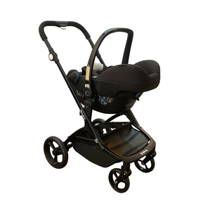 Système de voyage 3-en-1 <span class=keywords><strong>Cybex</strong></span> : siège <span class=keywords><strong>auto</strong></span> + nacelle + poussette pour animaux de compagnie Cadre léger, pliable, 0 à 3 ans, une poignée, certifié EN - Product Image 1